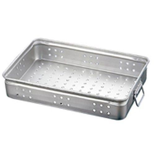 アカオアルミ - 軽銀穴明御手掛け番重 特大 150 ABV61415 キッチン、日用品、文具-調理器具