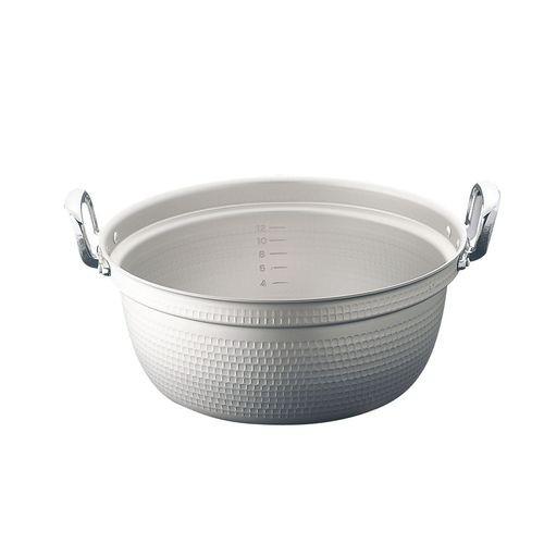 ホクア マイスター アルミ極厚円付鍋 (目盛付)33cm AEV03033