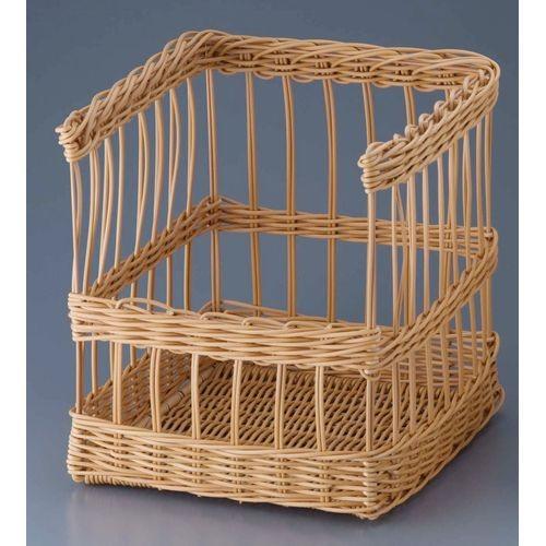 萬洋 樹脂フランスパンスタンド 前開 茶 大 91-109B WPV5501