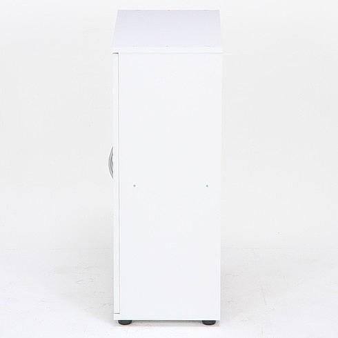 シューズラック ホワイト W600×D335×H900mm おしゃれ 代引不可の画像
