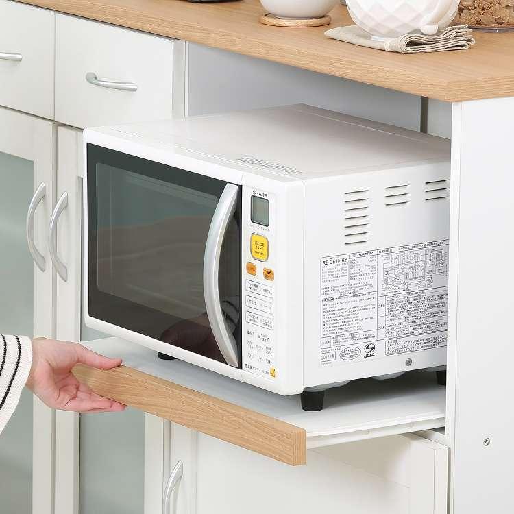 キッチンカウンター サージュ WH×NA 120幅 96820 代引不可 【公式通販】