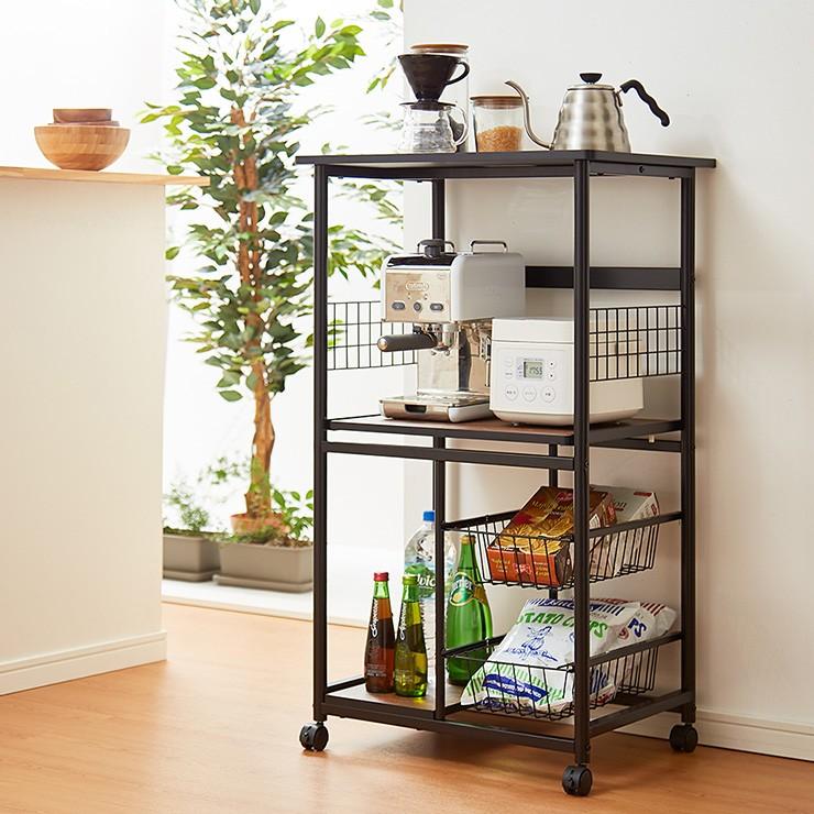 レンジワゴン 幅60cm キャスター付き レンジ台 レンジボード レンジラック キッチンラック ラック キッチン収納 収納 代引不可 Fb Fbc 9812 リコメン堂ホームライフ館 通販 Yahoo ショッピング