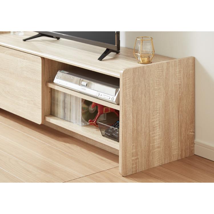 テレビボード 幅120cm テレビ台 扉収納 オープン収納 可動棚 TVボード