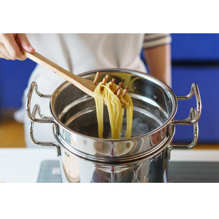 ジオ・プロダクト 日本製 パスタポット 21cm GEO-21P パスタ鍋 ガス火