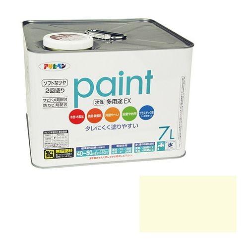 アサヒペン 水性多用途EX 7L-アイボリー