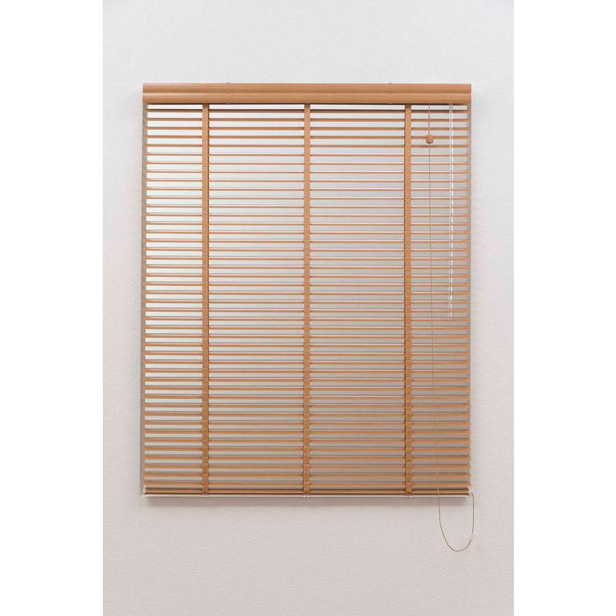 木目調アルミブラインド 138cm 木目 横型 ウッド ブラインド 簡単取付け カーテンレール 日除け カーテン おしゃれ 代引不可 Fo Shandy138 リコメン堂ホームライフ館 通販 Yahoo ショッピング
