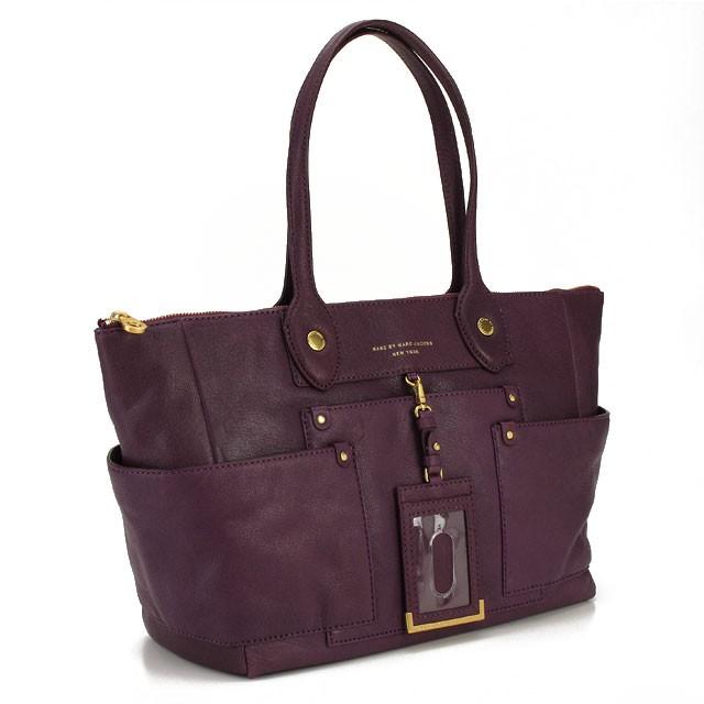 マーク バイ マーク ジェイコブス marc by marc jacobs ハンドバッグ m3122254 80310 dark magenta パープル系