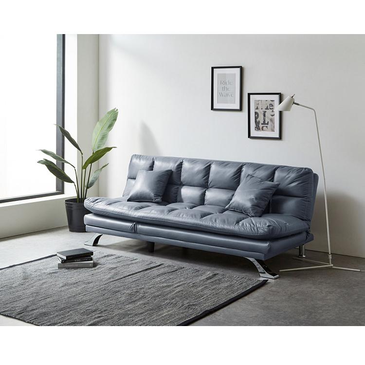 新品未使用　３WAYソファベッド　リクライニング　クッション２個付き　ネイビー 楽天市場】3way ソファベッド コンパクト 幅100cm 2人掛け ハイバック