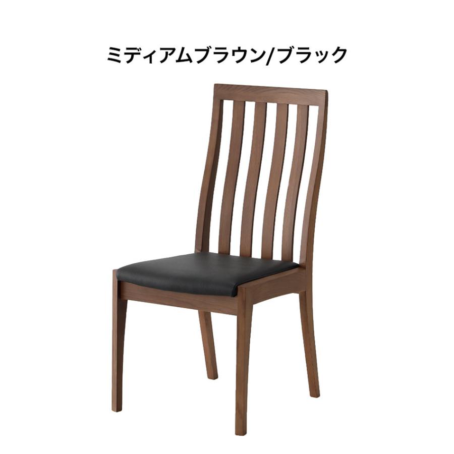 ダイニングチェア 単品 ハイバックチェア PVC レザー おしゃれ 椅子 イス いす チェア ナチュラル タモ無垢材 天然木 ナチュラル 北欧 代引不可_2