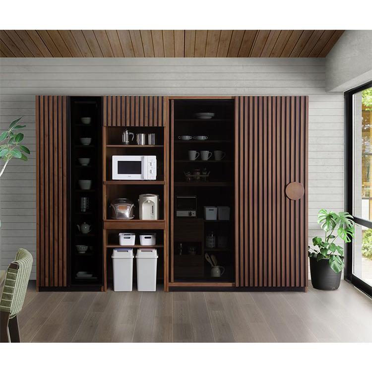 美品 幅115 高級 天然木 食器棚 トレー付き 楽天市場】食器棚 天然木薄型スリムカップボード ハイタイプ 高