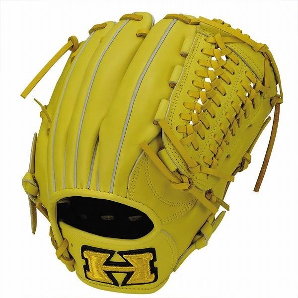 ハイゴールド Hi-Gold KKG-7515 軟式グラブ 心極シリーズ 三塁手・オールポジション用 LH Nイエロー 野球用品