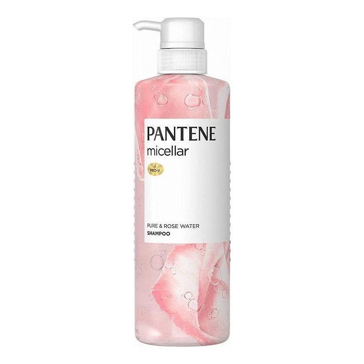 単品9個セット P\u0026G パンテーン ミセラー ピュア\u0026ローズウォーター シャンプー ポンプ 本体 500ML 代引不可