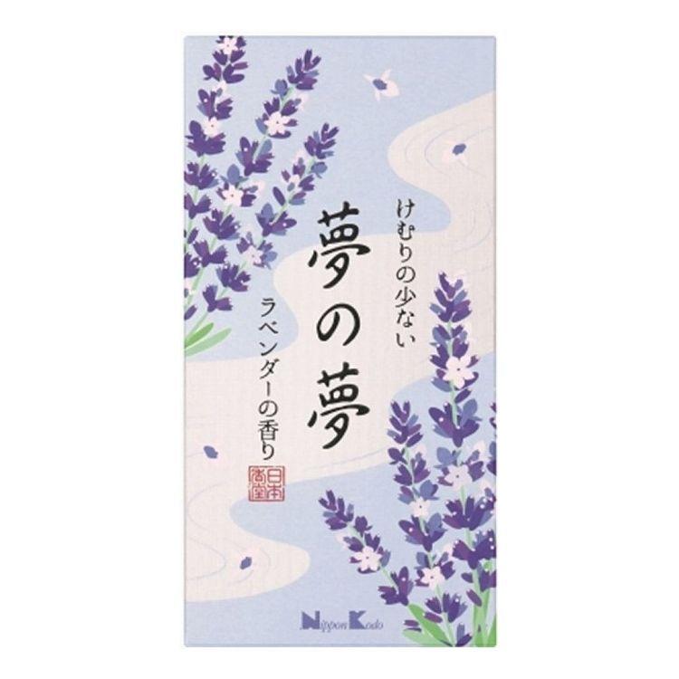 日本香堂 夢の夢 ラベンダーの香り バラ詰 100G 代引不可｜rcmdhl