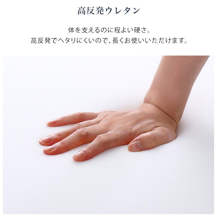 Beleza5 ベレーザ・ファイブ 高反発プロファイルウレタンマットレス セミシングル グレー 幅80cm 奥行195cm 布団 硬め ウレタンマットレス 代引不可 | ブランド登録なし | 04