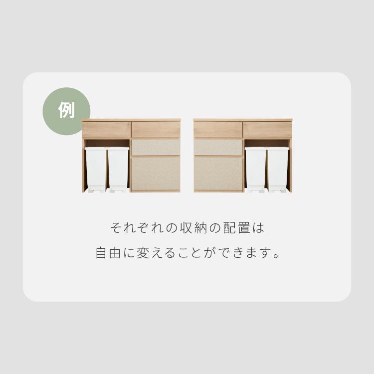 キッチンカウンター 幅120 完成品 日本製 レンジ台 ステンレス 天板 引き出し キッチンラック キャビネット サイドボード オープン スライド モダン 代引不可_3