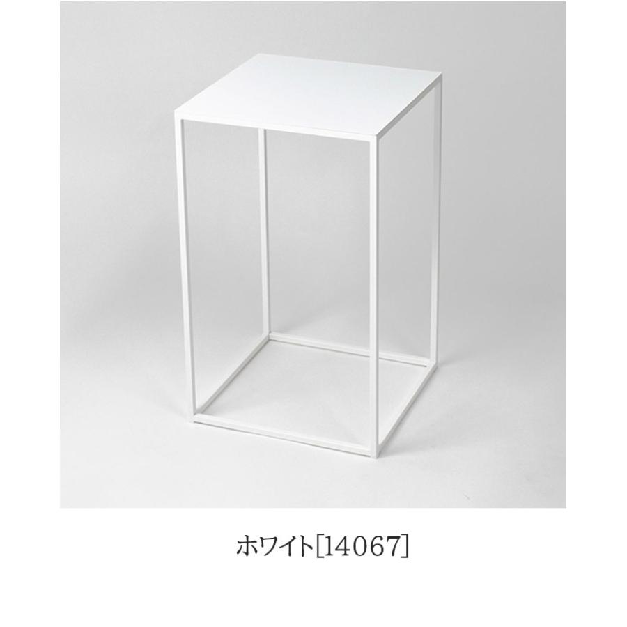 日本製 燕三条 完成品 サイドテーブル 四角型 27.4×27.4 高さ44.7cm ラウンドテーブル 棚 ディスプレイ 正方形 ソファサイド ベッドサイド 代引不可｜rcmdhl｜03