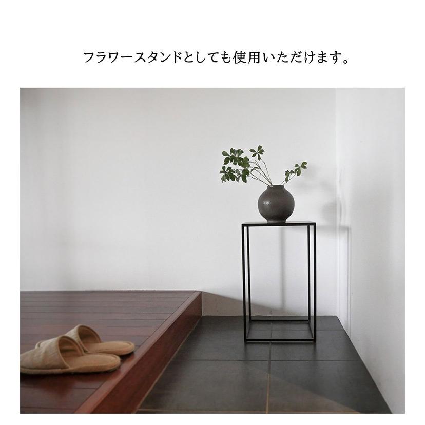 日本製 燕三条 完成品 サイドテーブル 四角型 27.4×27.4 高さ44.7cm ラウンドテーブル 棚 ディスプレイ 正方形 ソファサイド ベッドサイド 代引不可｜rcmdhl｜09