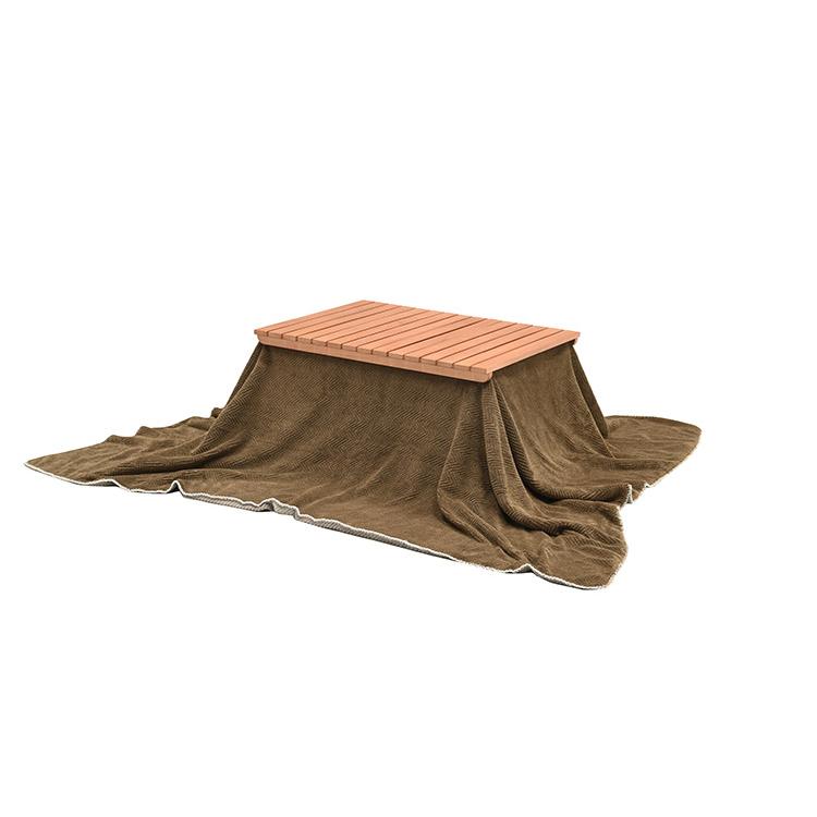 こたつ布団 長方形 リバーシブル 節電 省エネ 冬 クッション 寝袋 炬燵 コンパクト こたつテーブル ローテーブル インテリア 食卓 座卓 北欧 代引不可_3