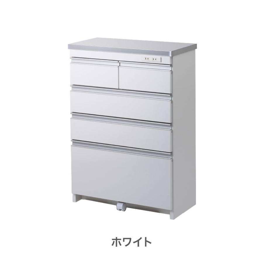 完成品 日本製 キッチンカウンター ステンレス鏡面薄型 幅60 高