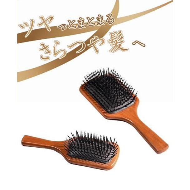 パドルブラシ L くし 髪の毛 ヘアケア キューティクル さらつや髪 頭皮