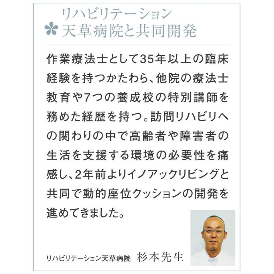 日本製 Swimo 車いす クッション 自立支援 コーティングタイプ 国産 スカイブルー 姿勢変換 動作アシスト 動的座位クッション 代引不可 