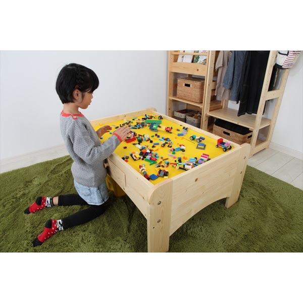 プレイテーブル 幅90cm テーブル PLAY TABLE 日本製 木製 子供 子ども机 つくえ ギフト プレゼント オシャレ 木製家具 国産 代引不可の画像