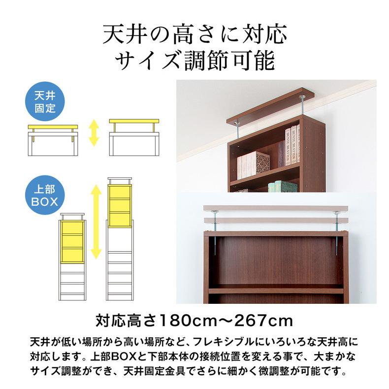 日本製 天井 ツッパリ ラック 幅60cm 奥行29cm 国産 収納 つっぱり つっぱり収納 収納ラック つっぱりラック 代引不可の画像