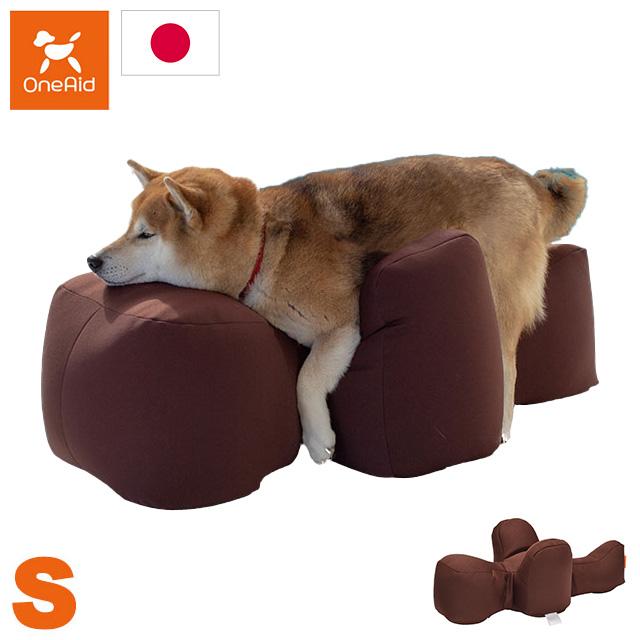 OneAid　ワンエイド　リラクッション　Ｓサイズ　ブラウン　小型犬 ワンエイド OneAid リラクッション Sサイズ ブラウン 床ズレ防止 老犬
