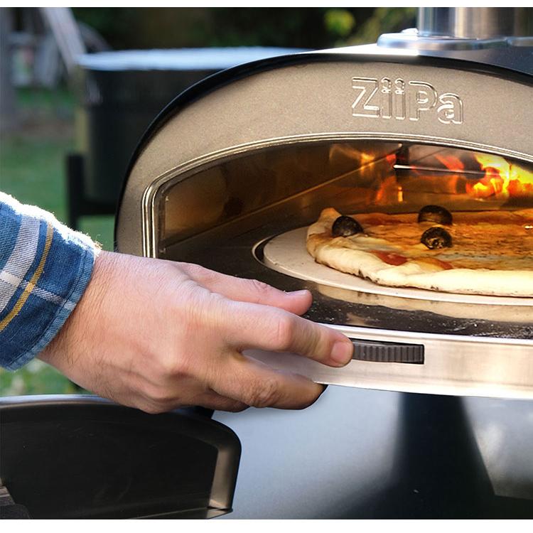 ピザオーブン ZiiPa PIANA コンパクト ピザ窯 温度計付き ピザストーン