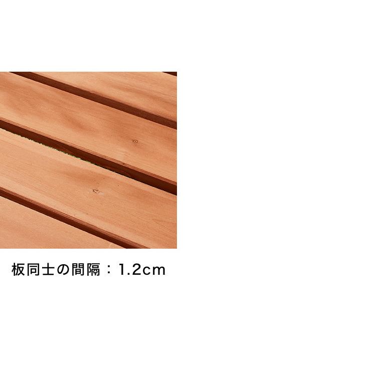 天然木 ウッドデッキ キット 0.5坪 セット 3点セット ウッドデッキ180+