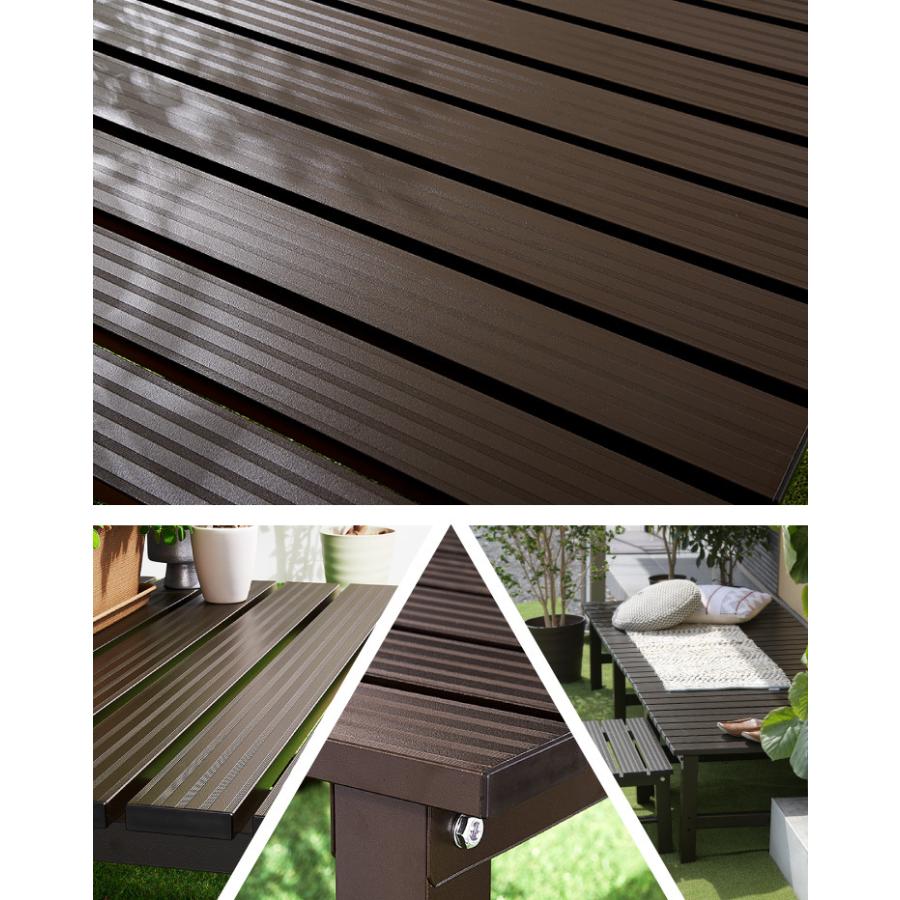 アルミデッキ 90 180cm 縁台 アルミデッキ縁台 アルミ縁台 ガーデンベンチ 代引不可 Jt Tan 927 180 リコメン堂ホームライフ館 通販 Yahoo ショッピング