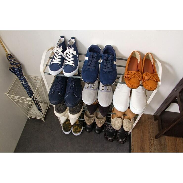 シューズラック スリム 薄型 5段 幅63cm 収納 靴箱 シューズボックス