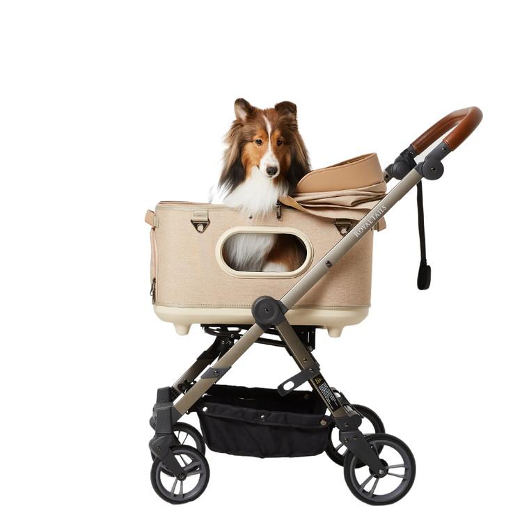 本日価格！！ ロイヤルテイルズ グレイスクラシック ペットカート 多頭飼 飛び出し防止 キャリー ペットキャリー 車 ワゴン バギー 犬 犬用 買い物 お出かけ 旅行 【GM1292151413】(46552円)