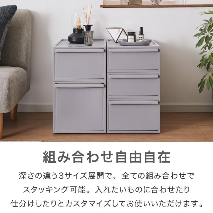 ライクイット like-it 収納ケース クローゼットシステム 引き出し L 約幅32x奥52x高31.8cm ホワイト CS-D3 奥行き52cm クローゼット収納にピッタリ 代引不可 | ブランド登録なし | 05