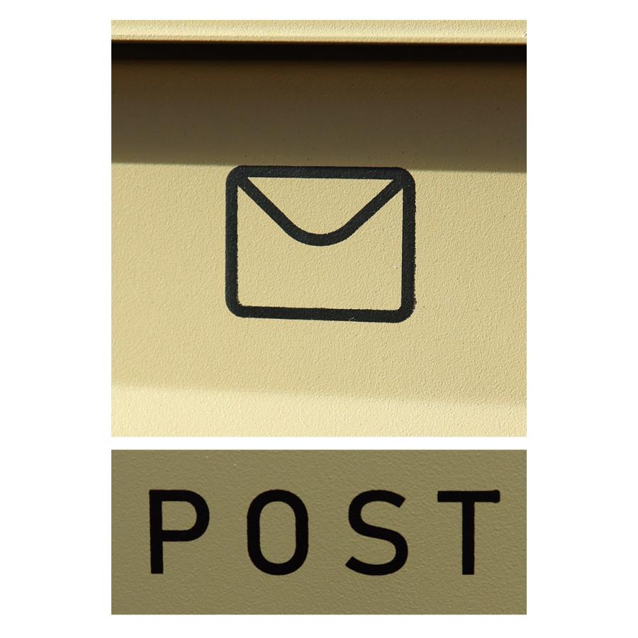 郵便ポスト鍵付き 錆びにくい スタンドタイプ 郵便受け 置き型 スタンドポスト 置き型ポスト メールボックス 新聞受け 鍵付き スタンド式 大容量 代引不可｜rcmdhl｜11