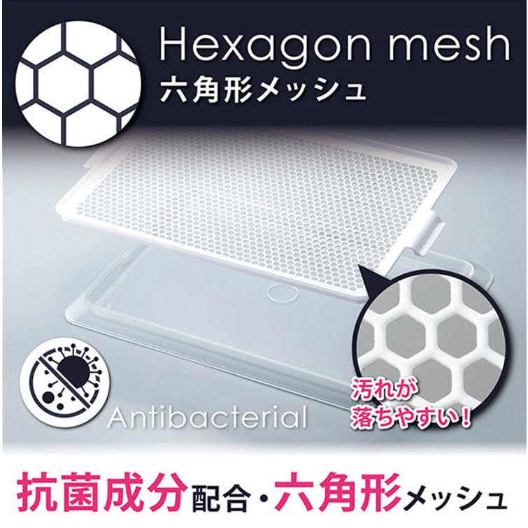 ボンビアルコン ケージ ゲージ 屋根付き しつけるプラスワンサークル & ペットレークリアメッシュ M トイレと居住スペースの分離式 背面パネル | ブランド登録なし | 11