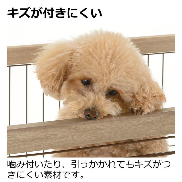 リッチェル サークル ケージ 90x60cm 高さ55cm 小型犬用 アルミフレームペットサークル 90-60 ゲージ ペットサークル スライドドア キズが付きにくいの画像
