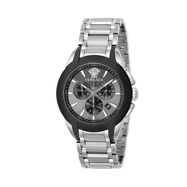 人気no 1 ヴェルサーチ ラッピング無料サービス キャラクター シルバー M8c99d001s099 腕時計 メンズ クオーツ クロノ メンズ腕時計