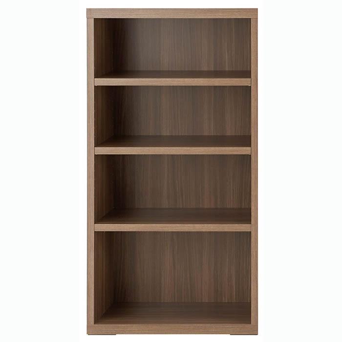 本州・四国は開梱設置無料 フナモコ リビングシェルフ 幅60×高さ113.8cm リアルウォールナット LFD-60 本棚 リビングシェルフ 壁面 収納 代引不可