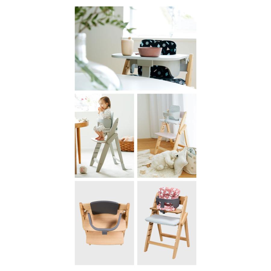 3点セット販売 moji モジ ベビーチェア イッピー チューン スターターセット フードトレイ 3点セット YIPPY TUNE ラバー材 折りたたみ ハイチェア 代引不可 | ブランド登録なし | 13