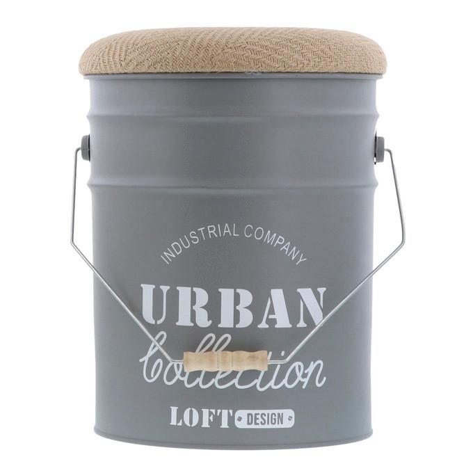 収納ボックス ペール缶 グレー ブリキスツール 取っ手付き 持ち運び ブリキ缶 アンティーク調 おしゃれ フタ ふた 蓋 おもちゃ箱 園芸用品 Nf リコメン堂ホームライフ館 通販 Yahoo ショッピング
