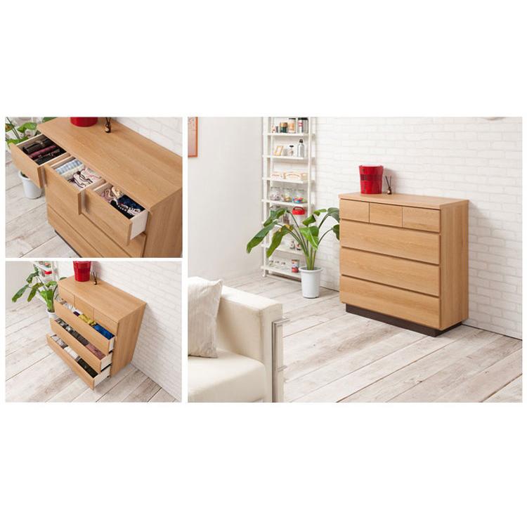 今週で削除　大川家具　日本製 チェスト　完成品 日本製完成品キャスター付きクローゼットチェスト