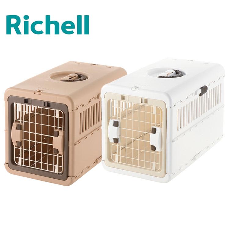 リッチェル（Richell） ペット用 キャリー ケース 折りたたみ Mサイズ