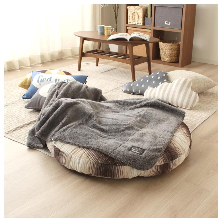 ハーフケット 70×100cm ブランケット ひざ掛け 毛布 洗濯可能 無地