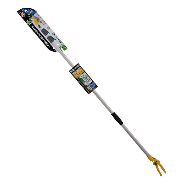 ムサシ ポールスリム 3段式 4m ロング アンビル刃 高枝切鋏 ガーデニング ガーデニング用品 園芸 園芸用品 DIY 代引不可