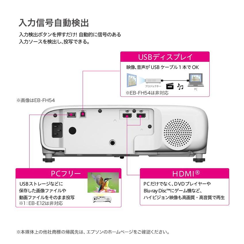 EPSON EB-E12 スタンダードモデル ベーシックシリーズ プロジェクター