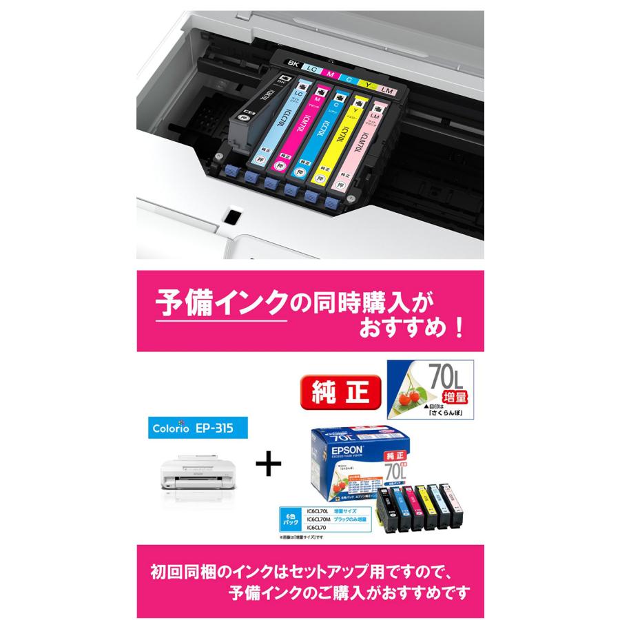 プリンター エプソン EPSON A4インクジェットプリンター EP-315