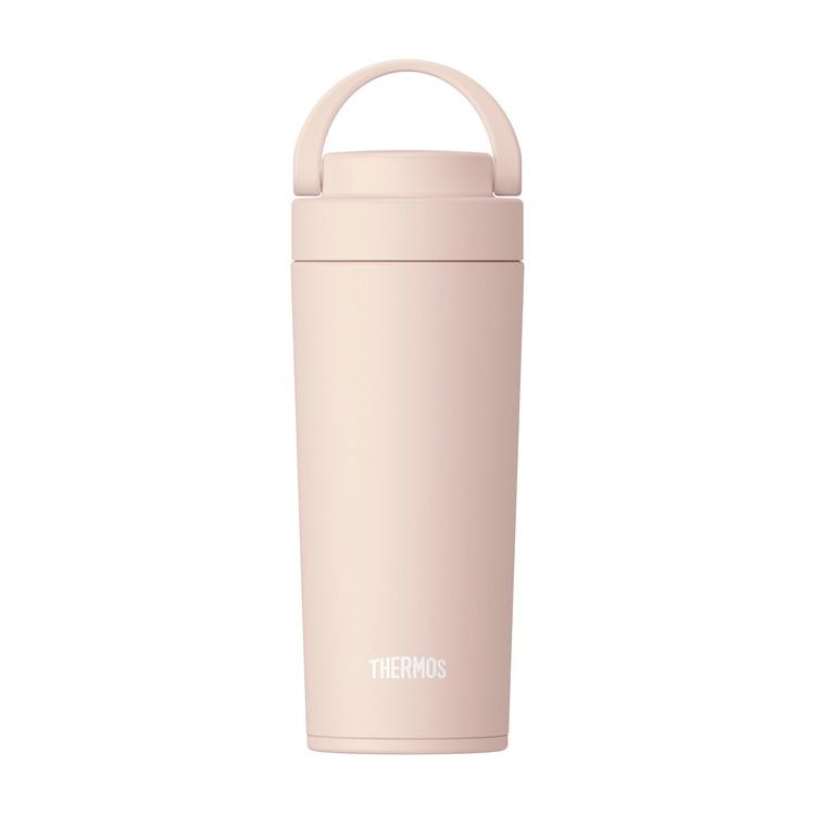 真空断熱ケータイタンブラー ハンドル付き ベージュピンク THERMOS 食洗機対応 持ち手付き 保温 保冷 水筒JOV420 代引不可｜rcmdhl｜06