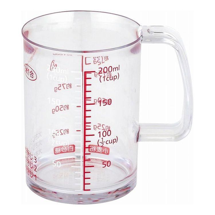 2個セット 貝印 Kai Kitchen どこでも注げる耐熱計量カップ 200ml DH-8125 液だれしにくい耐熱メジャーカップ 代引不可 | ブランド登録なし