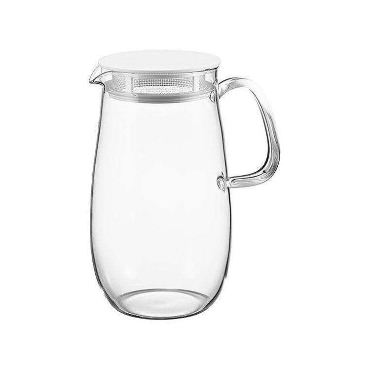 HARIO レンジでかんたん麦茶ポット むぎちゃん 1000ml ホワイト XMP-1000-W お茶ポット 冷水筒 耐熱 ガラス 食洗機対応 日本製 1L 代引不可 | ブランド登録なし